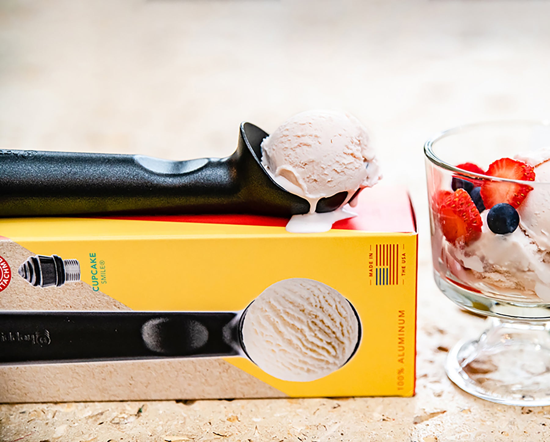 Happy Ice Cream Scoop + Cupcake Smile® – Happyware Company